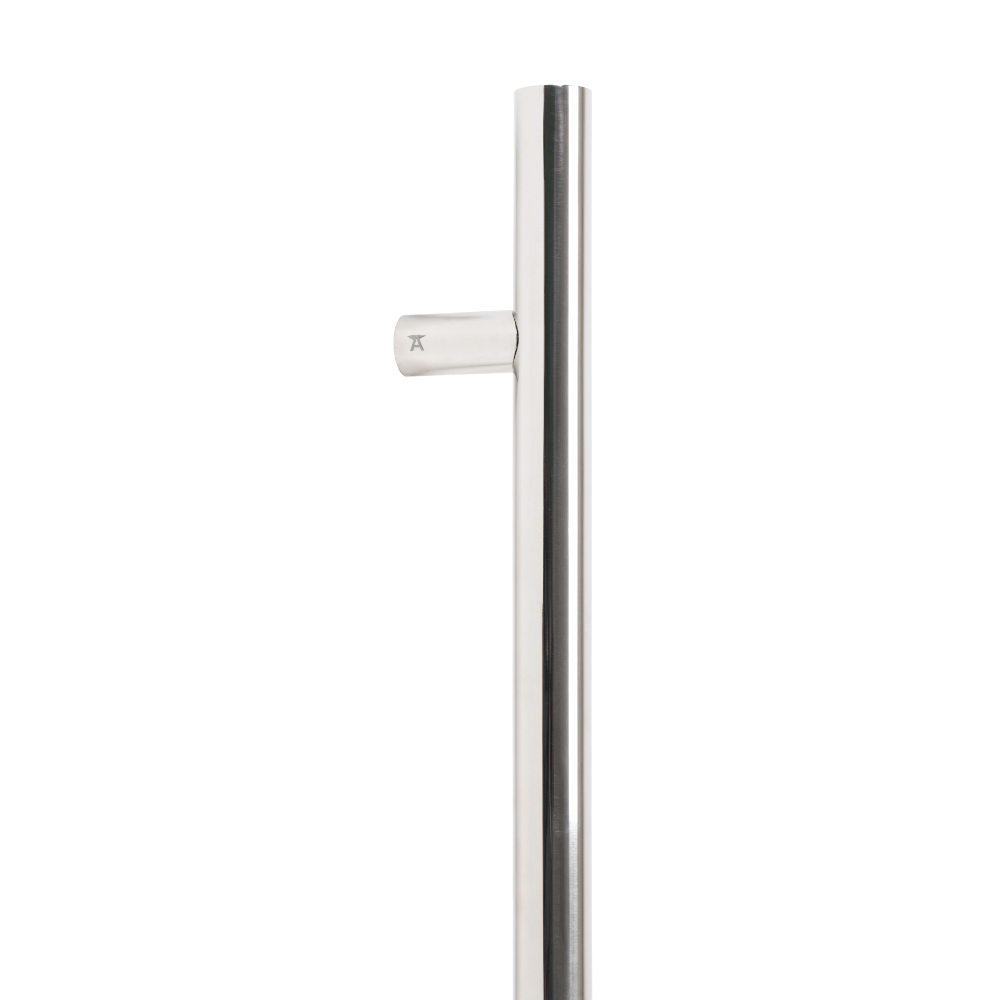 From the Anvil Marine 316 Polished Stainless Steel T Bar Handle (Single with Bolt Fixing) - 1200mm